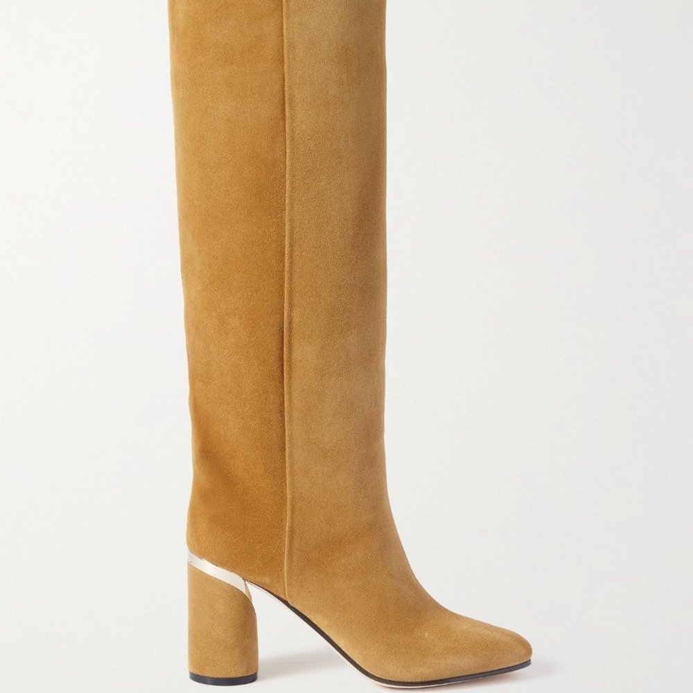 JIMMY CHOO Jayla 85 suede knee boots NIB